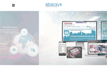 Tablet Screenshot of abacsys.com